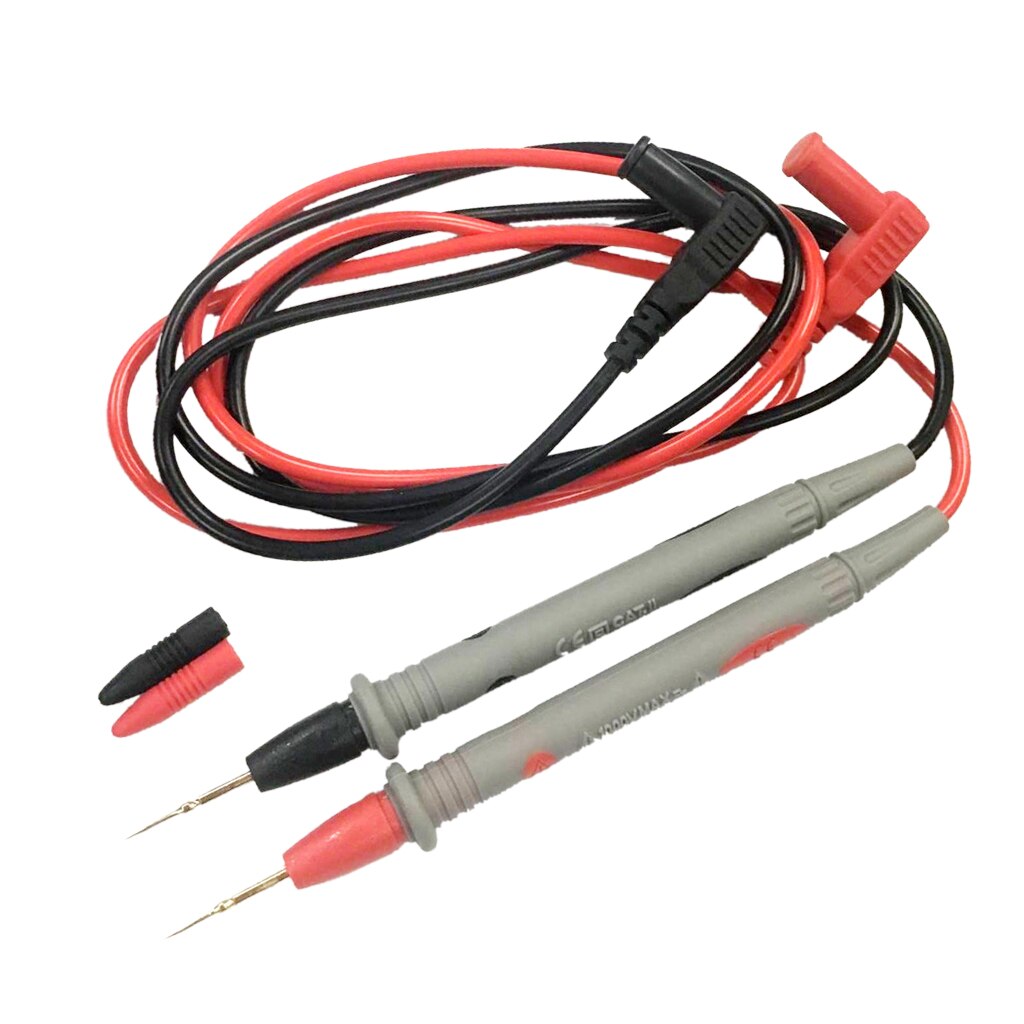 Nålspets multimeter sonder testledningar testare 1000v 20a 90cm kabel
