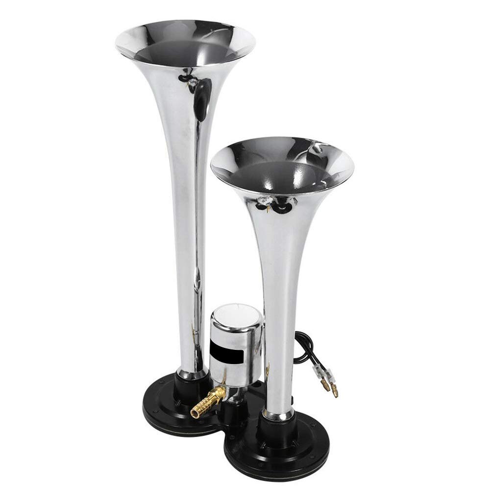 12V 150dB luchthoorn voor vrachtwagen, superluide dubbele trompet
