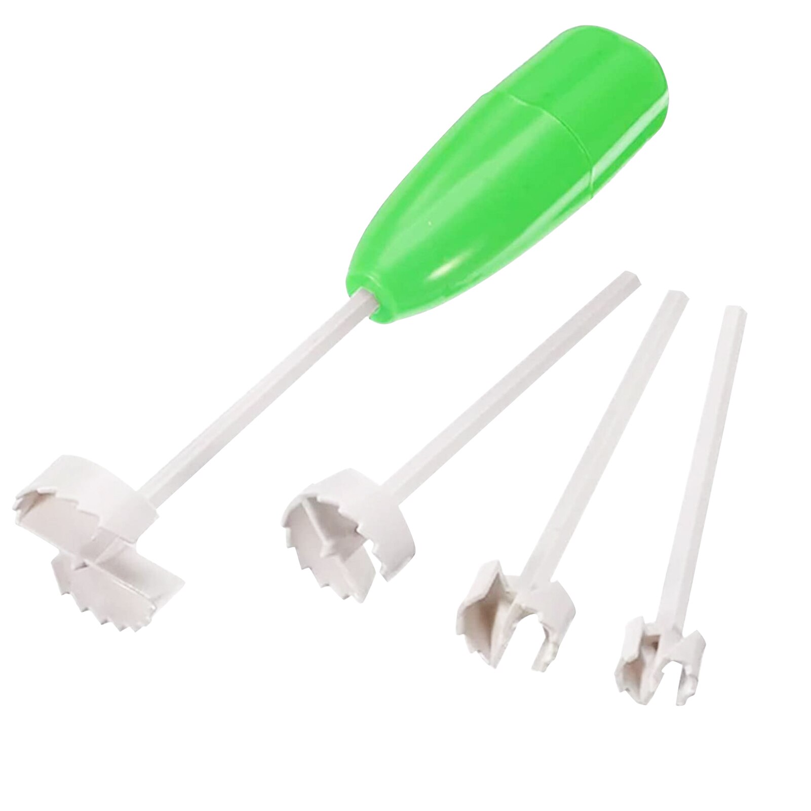 4pcs/set Vegetable Corer Spiral Cutter Digging Device Corer for Stuffed Vegetables Home Kitchen Tool LBE: Default Title
