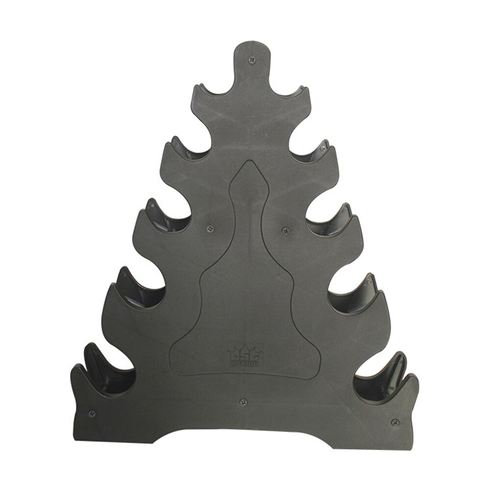 Gym Exercise Accessories Storage Holder Vertical Sports Equipment Dumbbell Rack 5 Layers Space Saving Fitness Office Home