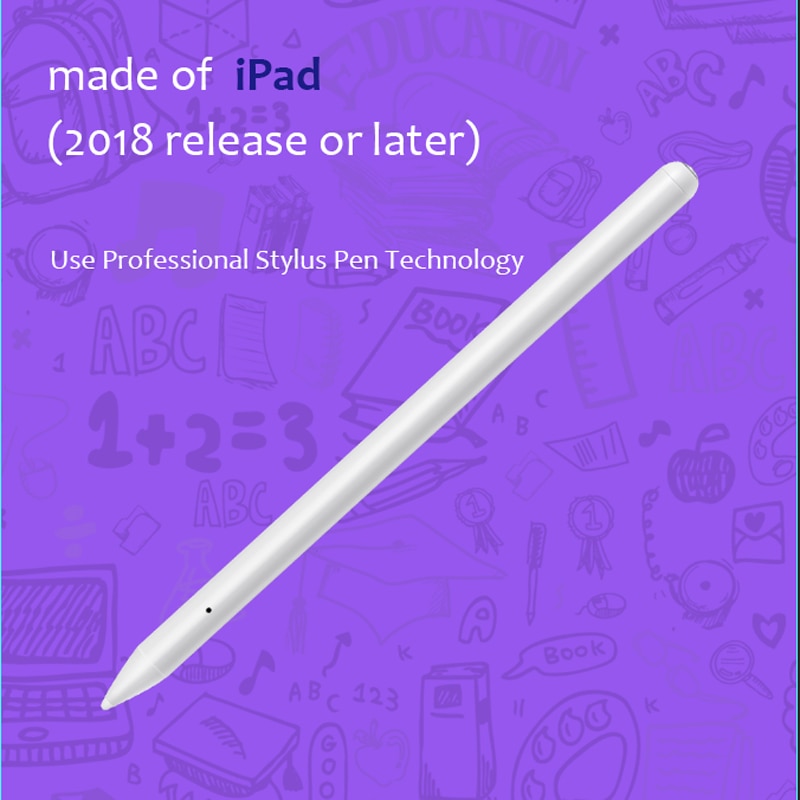 Bubm Stylus Pen Voor Apple Ipad, palm Afwijzing Hoge Nauwkeurige Ipad Potlood Compatibel Met Ipad Pro & /Ipad (7th Gen)