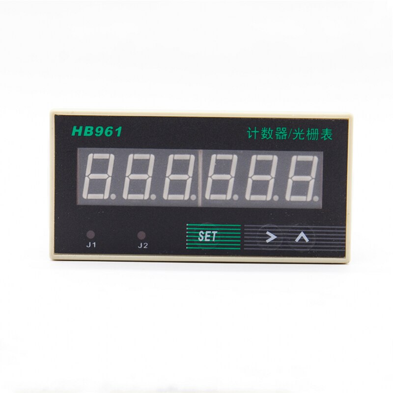 Digital LED counter grating encoder display meter