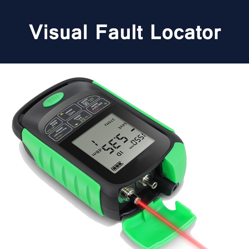 Medidor de potência óptica luz vermelha máquina integrada caneta de fibra óptica de alta precisão quatro em um mini elétrica carregável apm50nc vfl