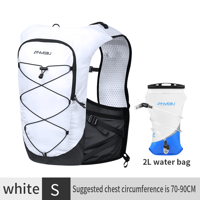 Anmeilu Hardlooprugzak Outdoor Off-road hardlopen Bergbeklimmen Witte waterzak Tas Fietsen Wandelrugzak met grote capaciteit