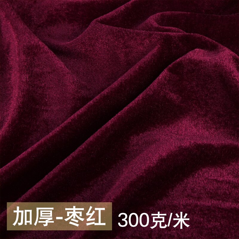 160 x 100cm polyester utan blekande guld sammetstyg tyg för gardiner bordsduk plagg gör-det-själv sömnadsmaterial: 5