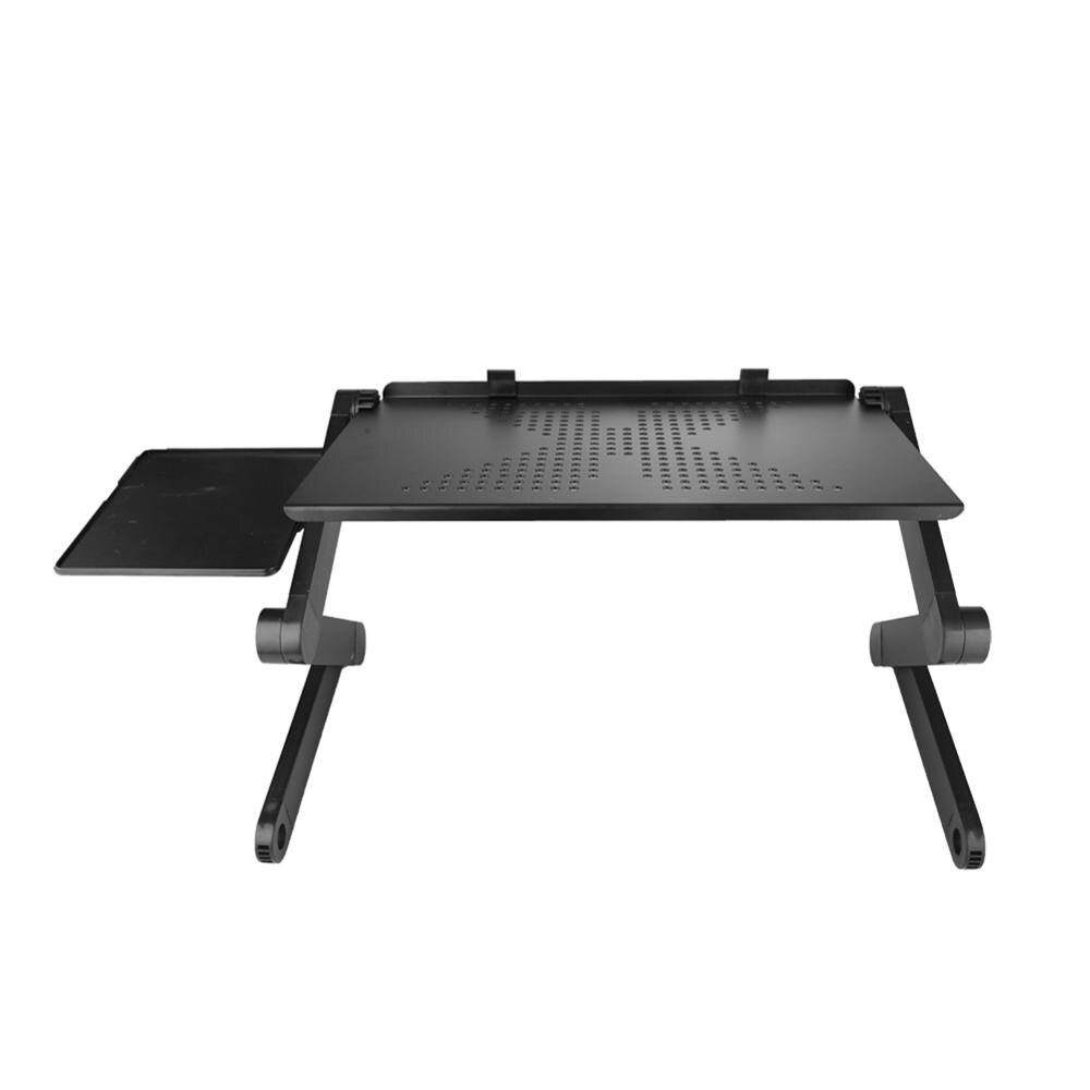 Adjustable Alloy Laptop Desks Portable Ergonomic Folding Computer Table Stand Foldable Desk Tray With Mouse Pad For Commercial: 42X26 01