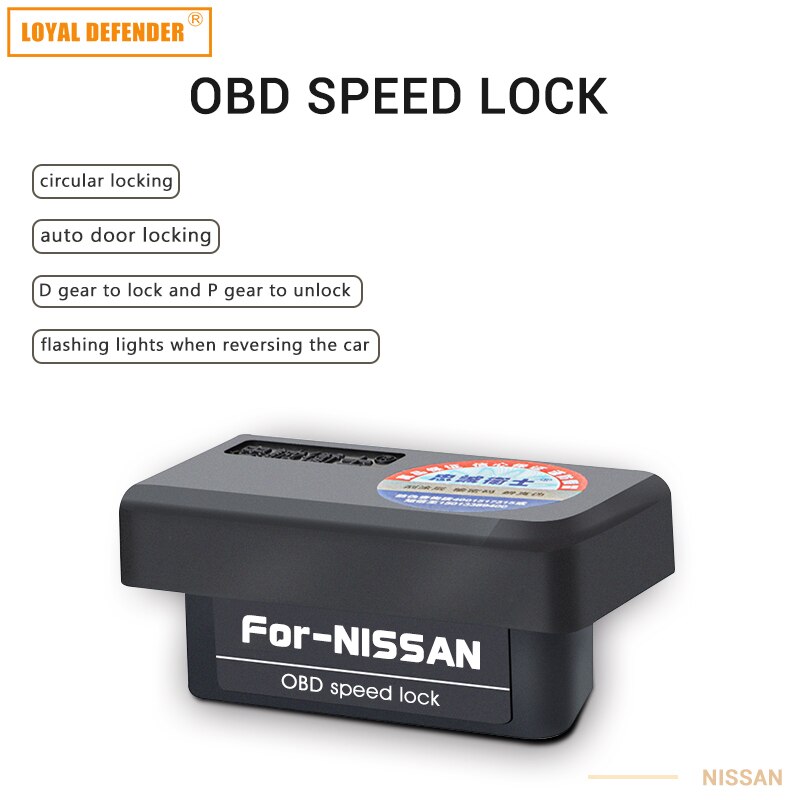 Auto Auto OBD Plug En Play Snelheid Lock & Unlock Apparaat 4 Deur Voor Nissan Navara NP300