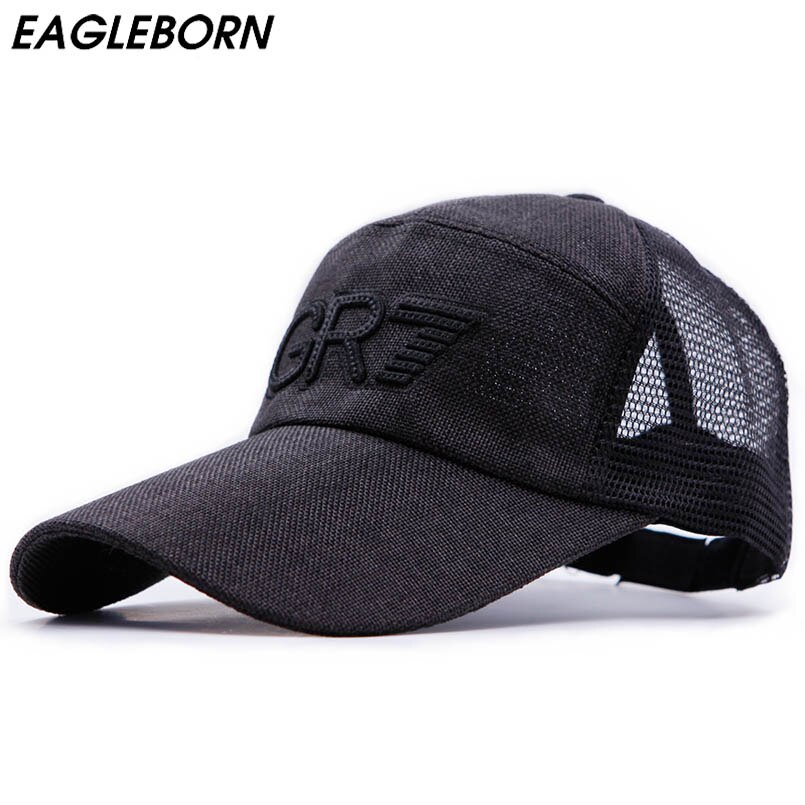 Stijl lente mesh snapback brief baseball pet snel drogende zomer zonnehoed ademende chapeu casual mesh
