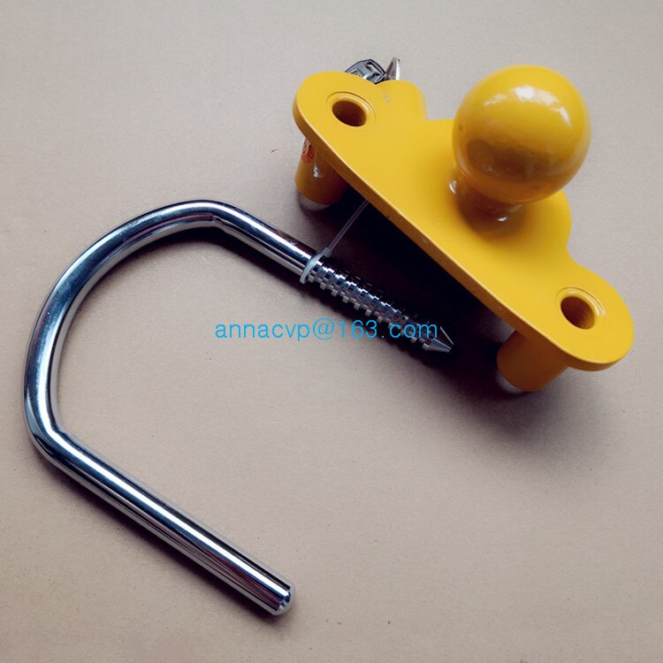 trailer lock, trailer coupling lock, anti theft trailer lock,tow ball coupling yellow hitch lock