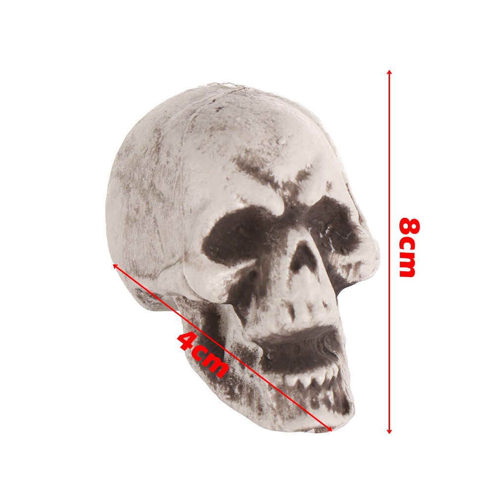 Halloween Props All Size Skeleton Head Skeleton Halloween Style Photo Prop Home Party Decor Game Supplies: 4x5x8cm