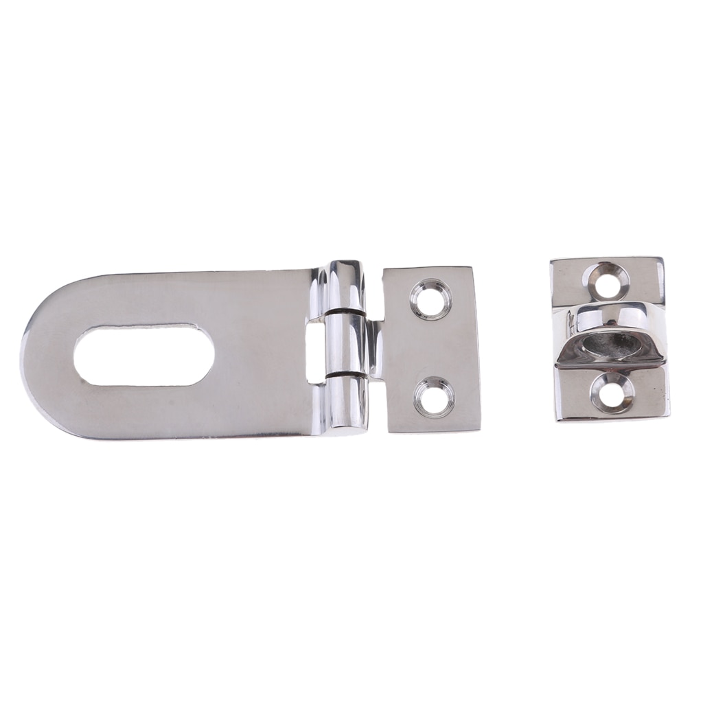 316 Stainless Steel Safety Padlock Hasp Door Clasp Gate Lock Latch for ...