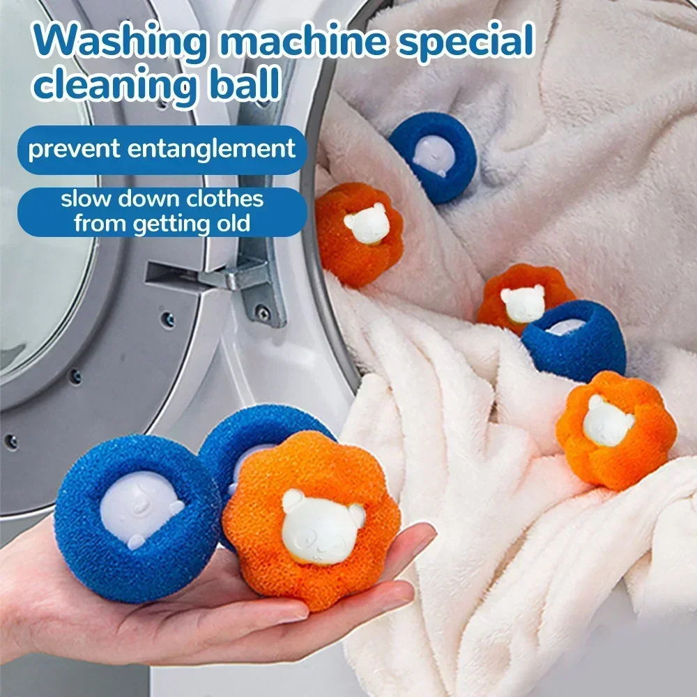 Bolas de lavandería, recolector de pelo de mascotas para lavadora, recogedor de pelusas de lavandería reutilizable, elimina pelusa de ropa, accesorios para Gato