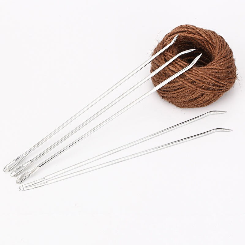 5 stk / mye metallsekkstingnål diy håndlaget håndverk sy rett pinner rispose håndarbeidsforsyninger: Bøy 17cm