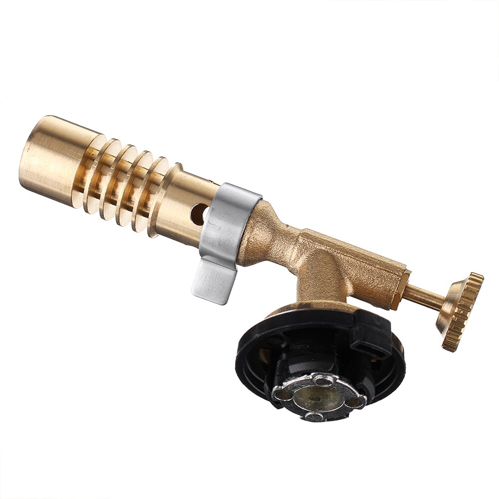 Gas Burner Welding Torch High Temperature Brass Mapp Gas Torch Brazing Solder Propane Welding Plumbing Outdoor Barbecue Heating