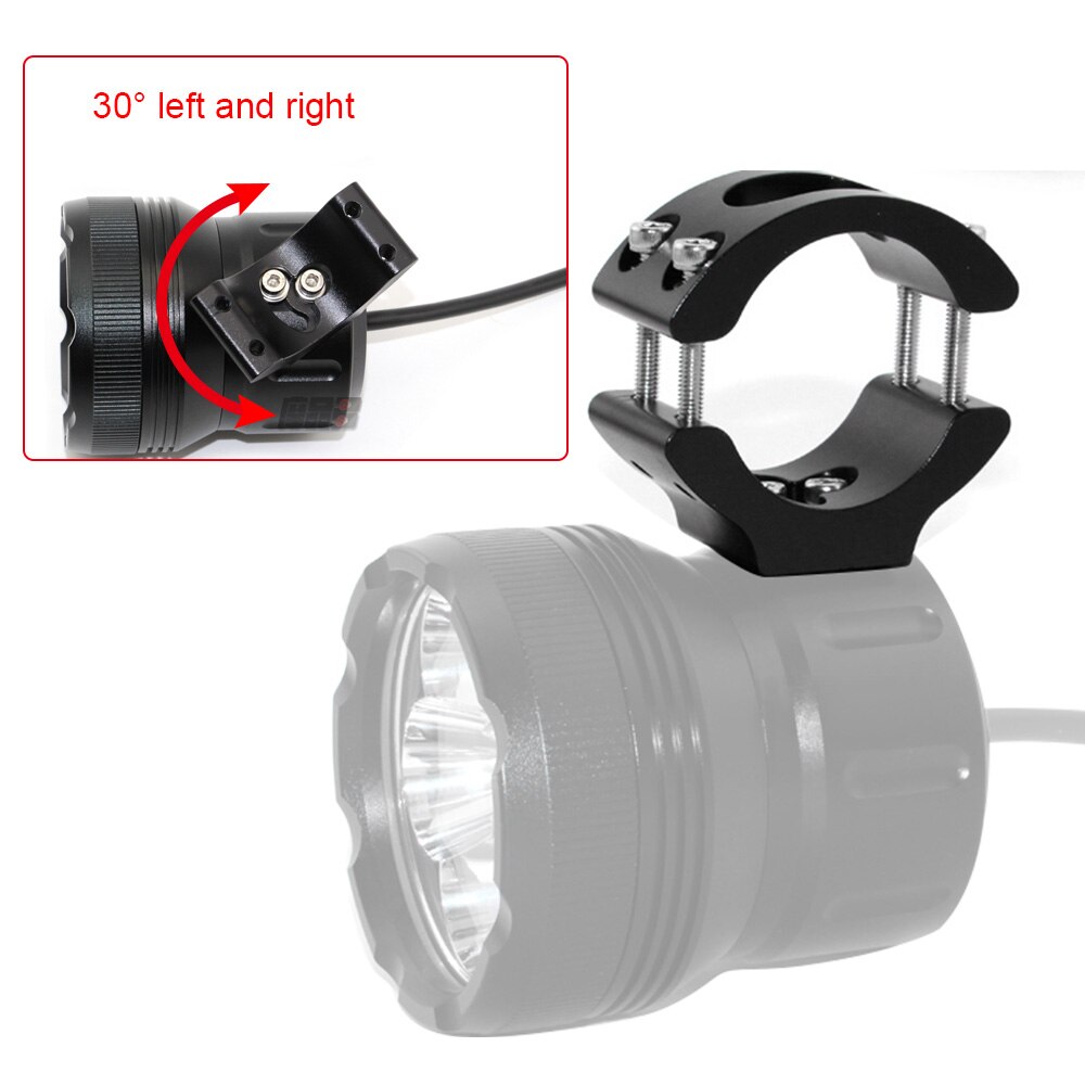 2/4Pcs Motorcycle Light Mount 20-35mm Extension Bracket Modified Spotlight Extension Pole Frame Mounting Brackets Clamp