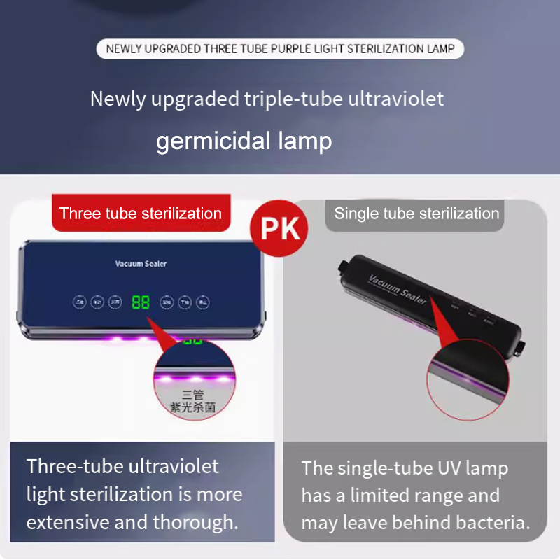 Vakuumforseglingsmaskine til konservering af frisk mad, lille automatisk kommerciel emballage vakuumforseglingsmaskine