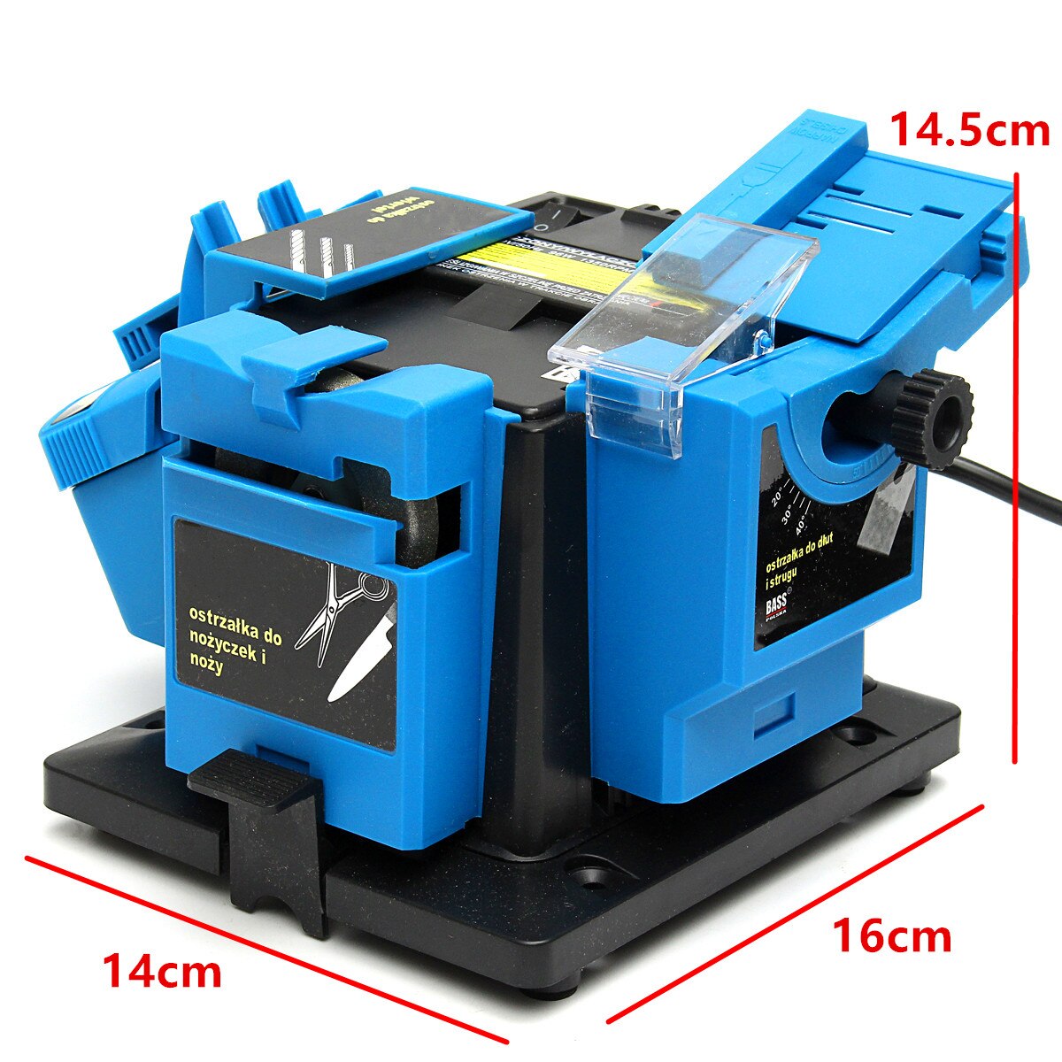 HURRISE Affûteuse électrique multi-tâches Affûteuse multifonctionnelle