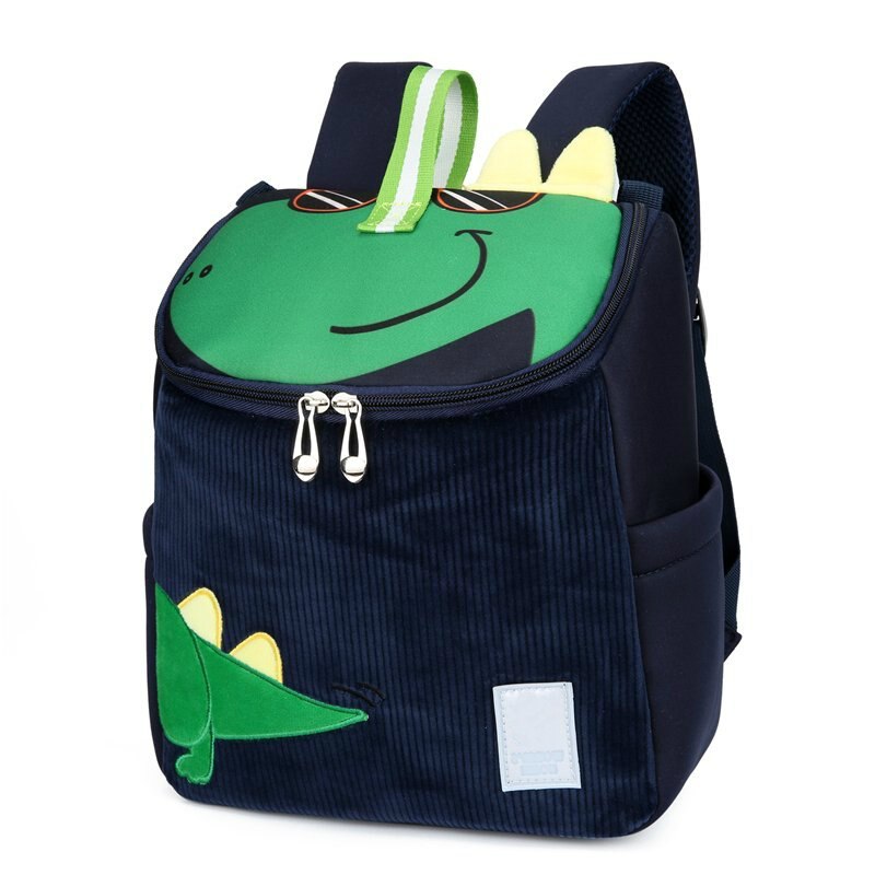 Cartoon kindertassen voor peuters en kleuters, rugzak met dinosaurusprint, kleur duroy, schattige bij, anti-verloren schooltas voor baby's