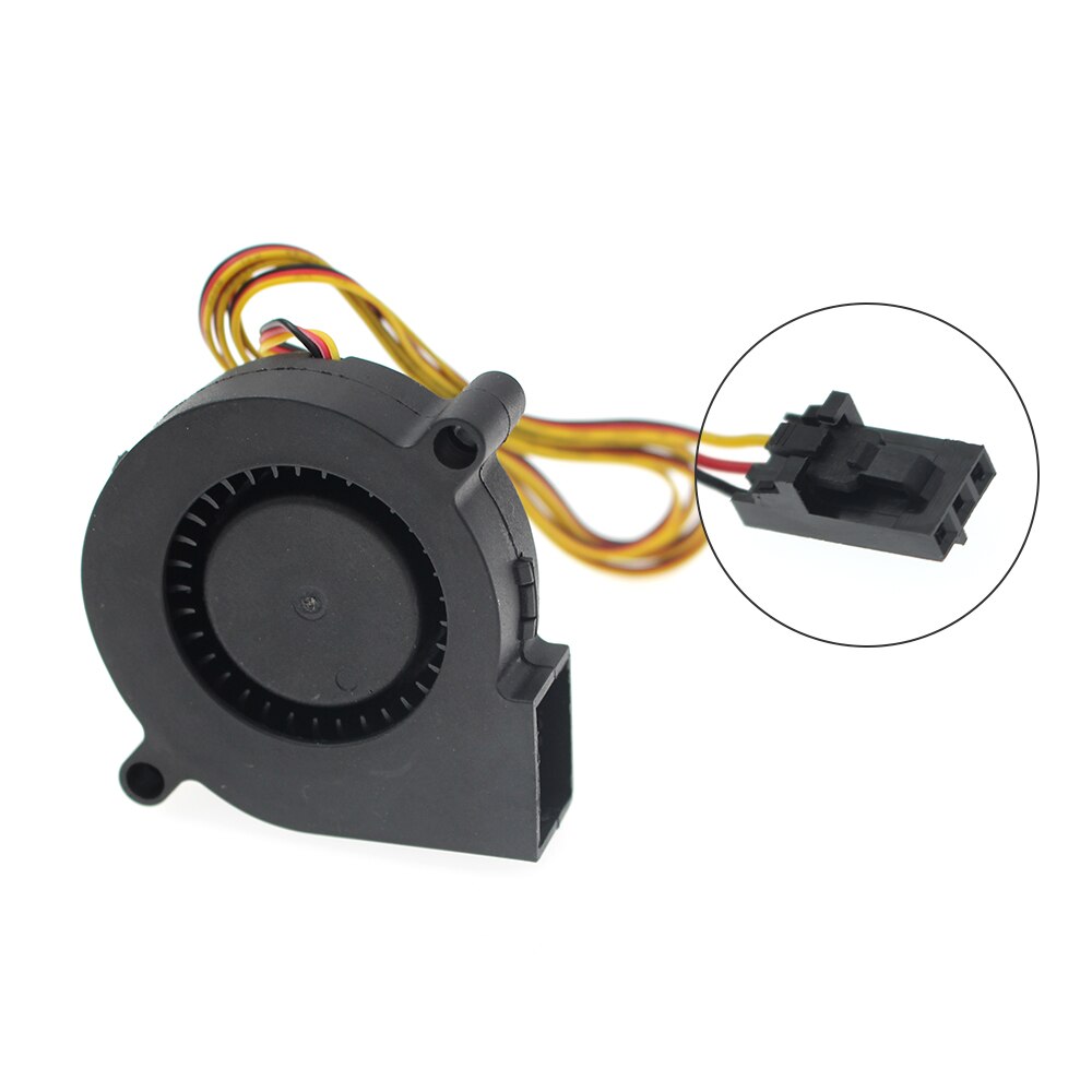 FYSETC Prusa Mini 3D drukarki części DC 5V 5015 50mm wentylator łożysko ślizgowe przedni wentylator chłodzący chłodnicy