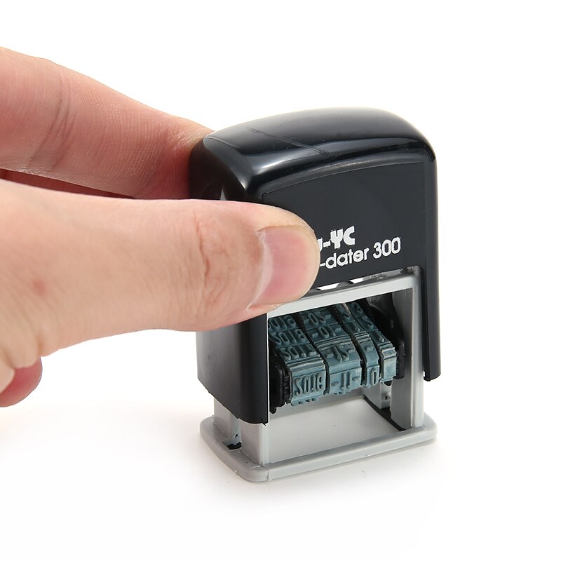 Durable S-300 Mini Date Stamp Self-Inking Rubber Stamp Stationery Business Office Supplies Can Be Used For DIY Scrapbook