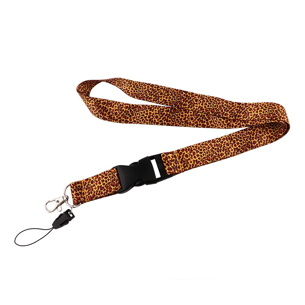 K3025 Luipaard Lanyard Neck Strap Voor Key Id-kaart Mobiele Telefoon Bandjes Badge Houder Diy Opknoping Touw Ketting Accessoires: 1