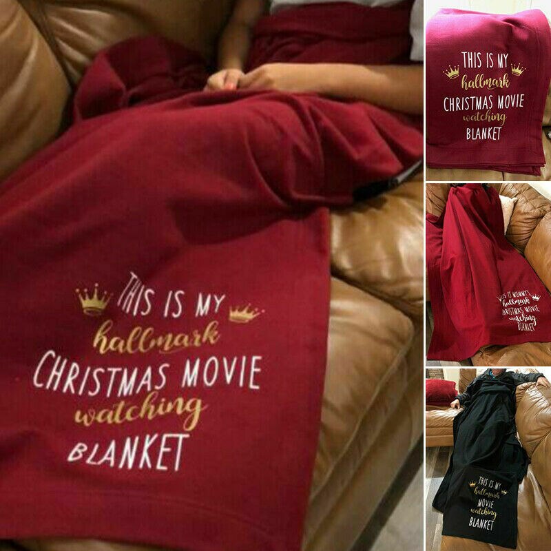 Arrivals Letter This is My Hallmark Christmas Soft Throw Blanket Movie Watching Blanket Funny Throws Festival