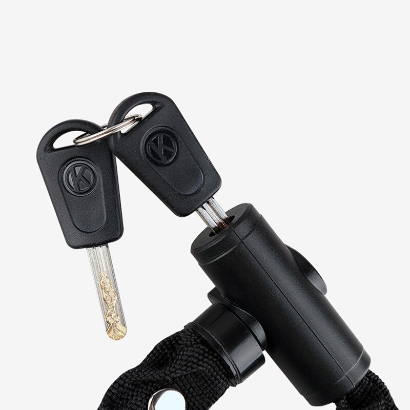 Bike Chain Lock 900mm with Key for Mountain Bike Electric Bicycle Motorcycle Anti-Theft Bicycle Lock Bike