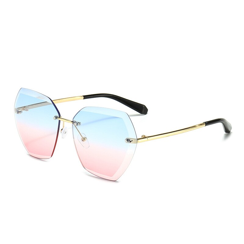 Driver's Sunglasses Sunglasses Gradient Lenses Sun Glasses Lady Vintage Alloy Legs Classic Shades: F
