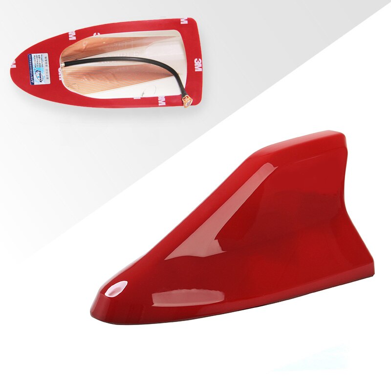 Ramble For Ford Focus 3 4, Focus-ST RS, Auto Parts Accessories, Vehicle Audio Antennas, Shark Fin Radio Aerails: Light Red Standard