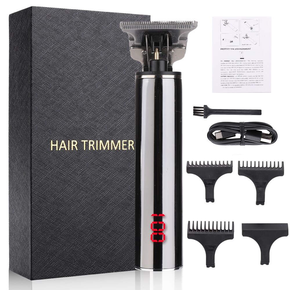 Lcd Mannen Tondeuse Clipper Professionele Kapper Tondeuse Scheerapparaat Tondeuse 0Mm Kapper Tondeuse Haar Snijmachine Maaier: Hair Trimmer18