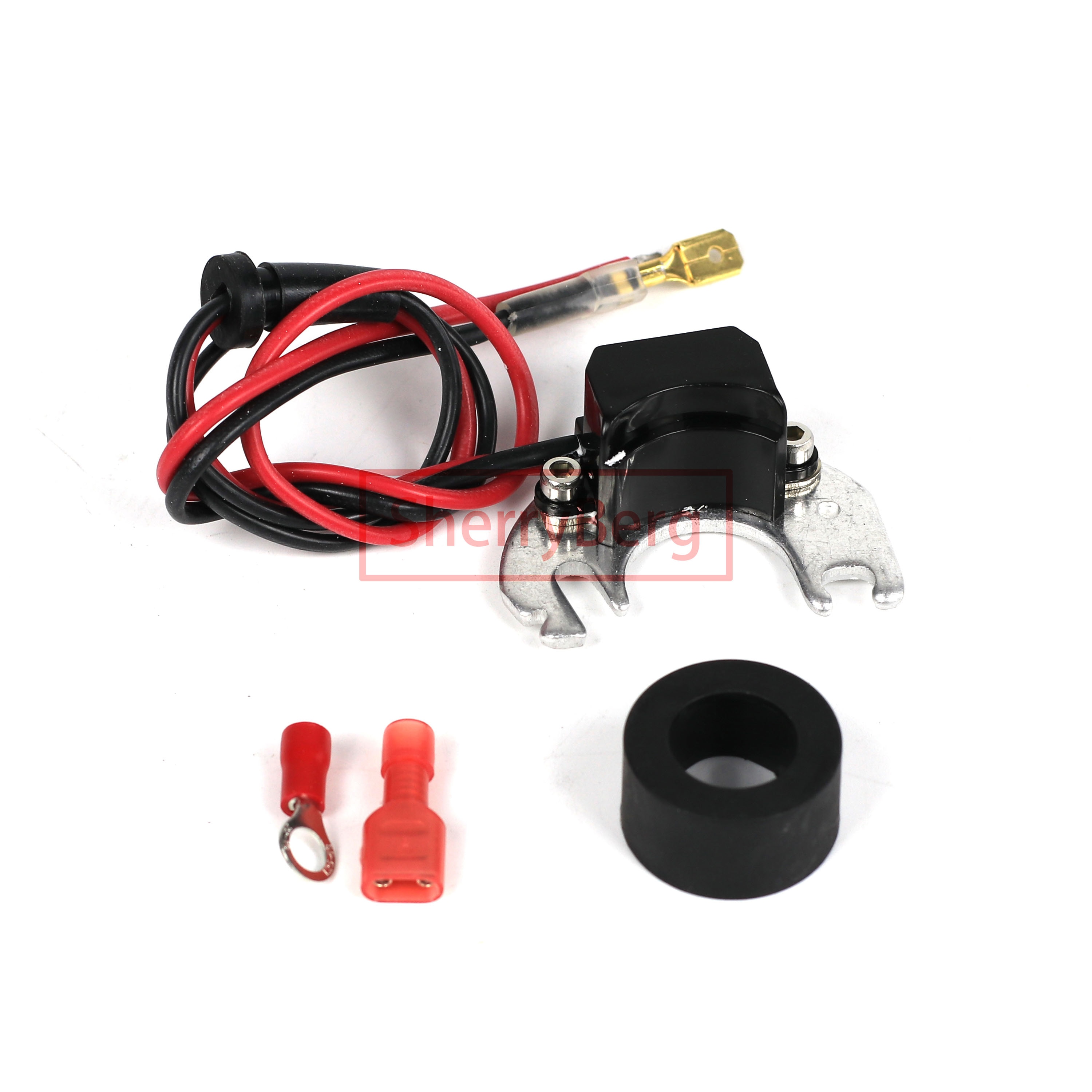 SherryBerg Distributor Electronic Ignition Conversion Kit fit 4-Cylinder for Toyota Nippondenso replace old point distributor