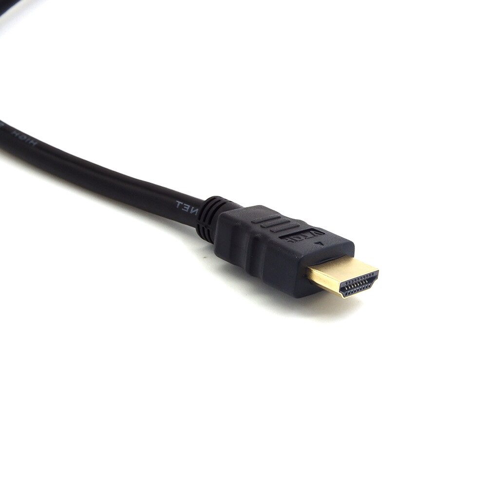 Kabel hdmi splitter kabel 1 han til dobbelt hdmi 2 hun y splitter adapter i hdmi hd led lcd  tv 30cm
