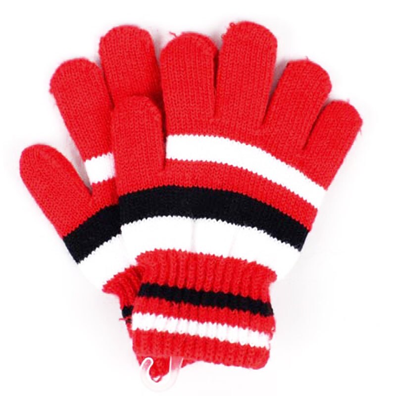 Enfants filles garçons enfants magique extensible mitaines tricoté bébé gants hiver plus