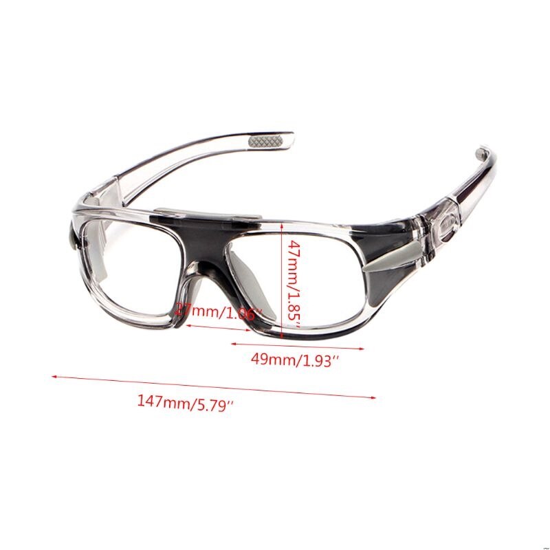 Sports Glasses Basketball Football Protective Eye Safety Goggles Optical Frame Removable Mirror Legs Myopia