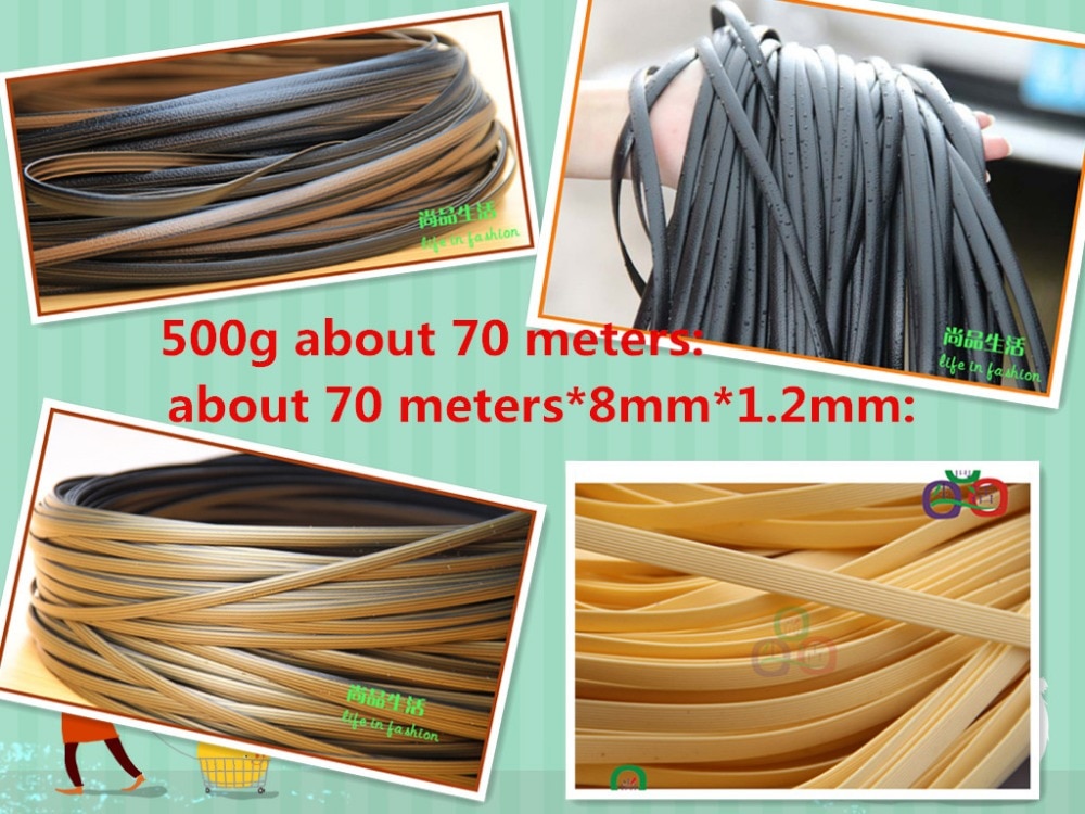 Material de tejido de ratán sintético, ratán de plástico para tejer y reparar sillas de mesa, ratán sintético tavolo, 500g