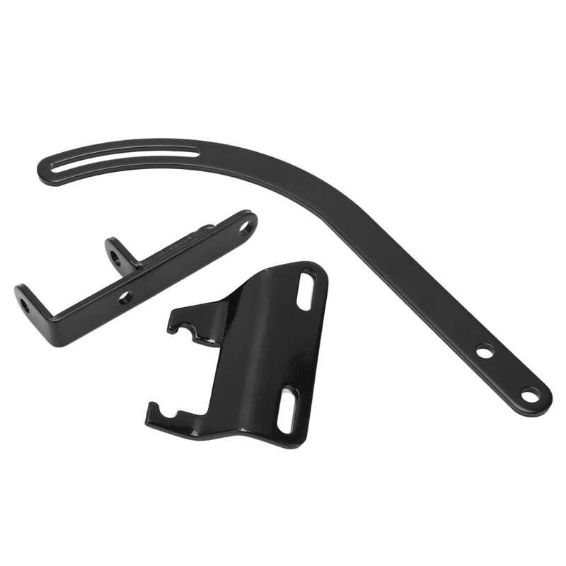 SWP Alternator Bracket Black /Set Metal Alternator Bracket Kit for Small Block Engines