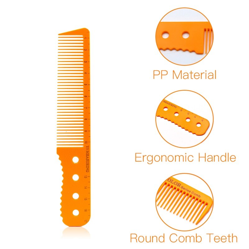 1 Pcs Hairdresser Comb with Scale Cutting Comb Sal... – Vicedeal