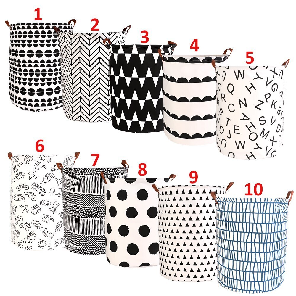 Didihou opvouwbare kleding speelgoed wasmand organizer opvouwbare wasmand ronde opbergbak 1pc