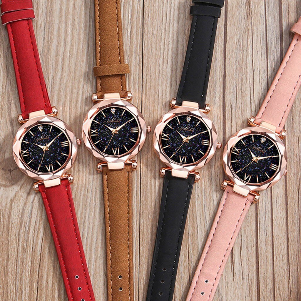 Dameshorloges sterren little point horloges dames casual sterrenhemel horloges beste goedkope prijs