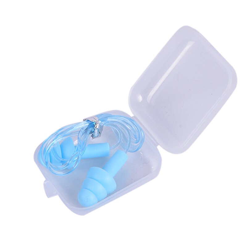 1 paire Silicone souple bouchons d'oreille confort bouchons d'oreilles réduction du bruit PVC corde bouchons d'oreilles de protection pour nager pour dormir