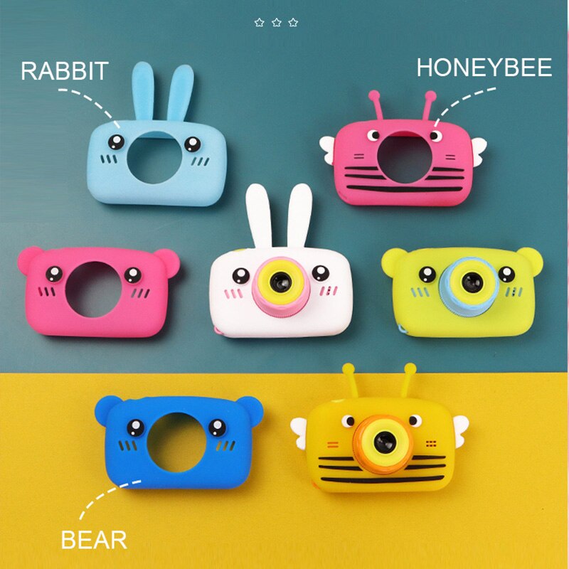 PULUZ X9P Kids Digital Camera - Mini Cartoon 1080P HD Portable Camera for Children