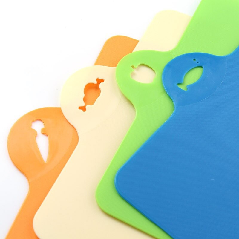 21.5*32.5Cm Snijplank Keuken Koken Gereedschap Flexibele Pp Plastic Antislip Hangen Gat Voedsel Slice cut Hakblok DIN889