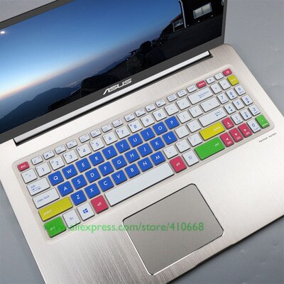 15.6 inch Laptop Keyboard Cover Skin For Asus VivoBook Pro 15 N580 N580G N580GD N580VD M580VD M580 NX580VD YX570ZD YX570ud YX570: Color 1