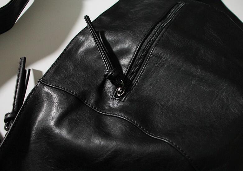 Herre skuldervesker skinn store håndvesker crossbody-vesker for menn messenger-vesker håndvesker herre svarte vesker sac a main