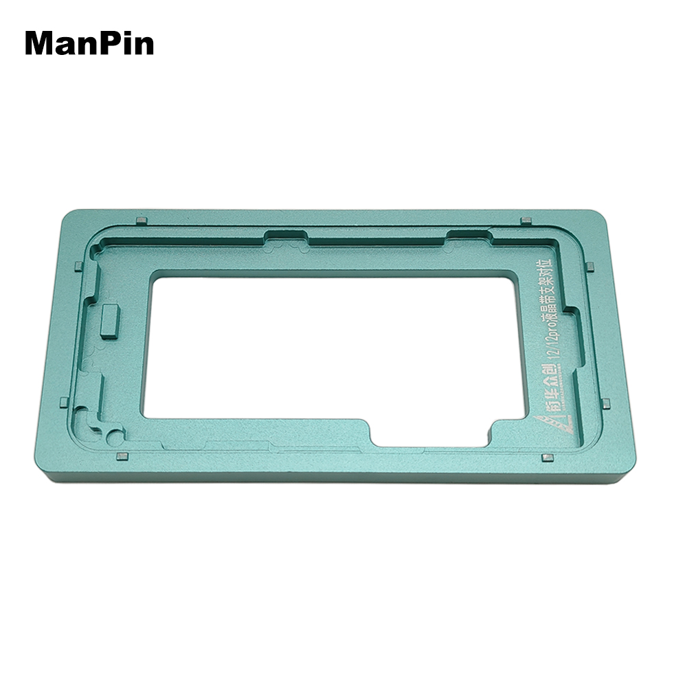 For iPhone 13 Pro Max 12 LCD Screen Alignment OCA Laminating Mold Holder No Take Bezel Frame Flex Cable Rubber Pad Repair Tools