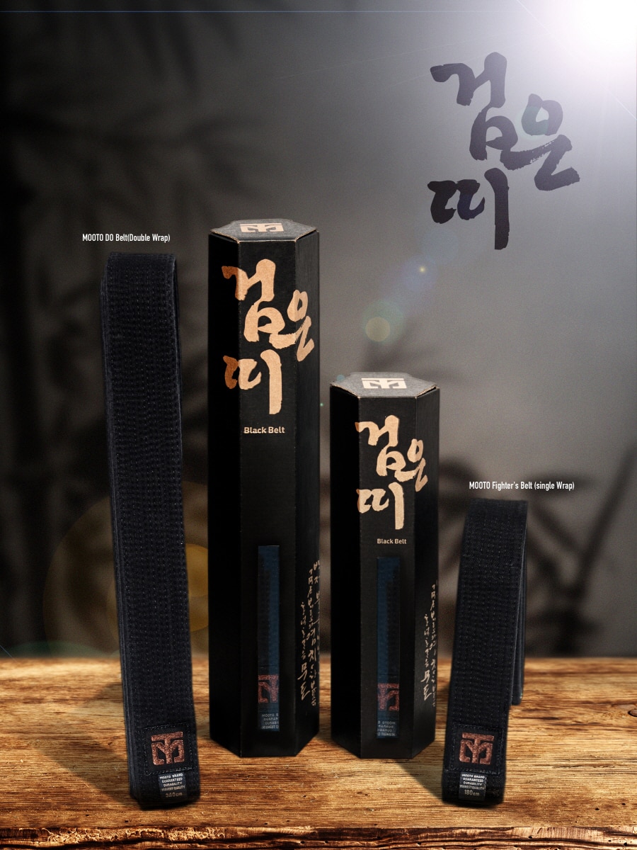 Hotsale MOOTO Taekwondo schwarz gürtel 300cm320cm Karate Judo Suite gürtel 9 ebene 100% baumwolle gewaschen heraus TKD gürtel 5 cm breite Coach gürtel