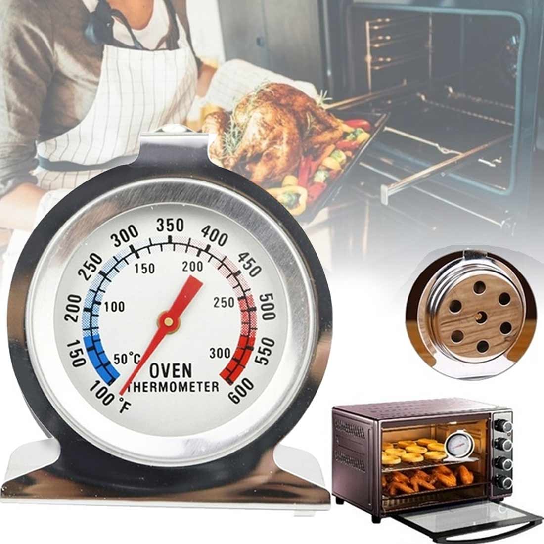 Oven Thermometer Oven Grote Dial Thermometer Rvs Oven Grill Roker Monitoring Thermometer Voor Keuken Koken Bakken