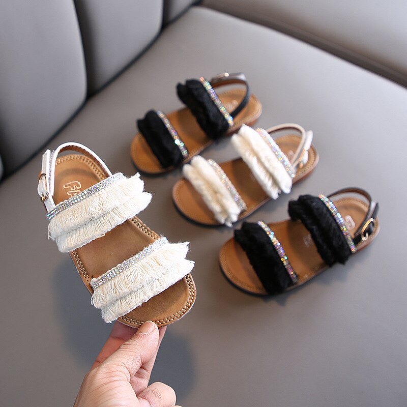 1 2 3 4 5 6 jaar oude zomer sandalen voor kleine meisjes prinsessenschoenen zachte zool babymeisjes strandschoenen casual fille chaussure