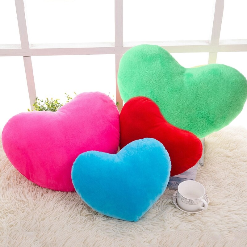 15cm Heart Shape Decorative Throw Pillow PP Cotton Soft Doll Lover