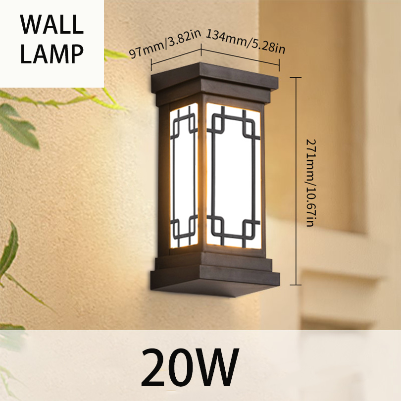 Led udendørs væglampe vandtæt  ip66 bevægelsessensorer led udendørs belysning veranda lys balkon havelys udendørs væglampe: Lysegrøn / Blå / 6w